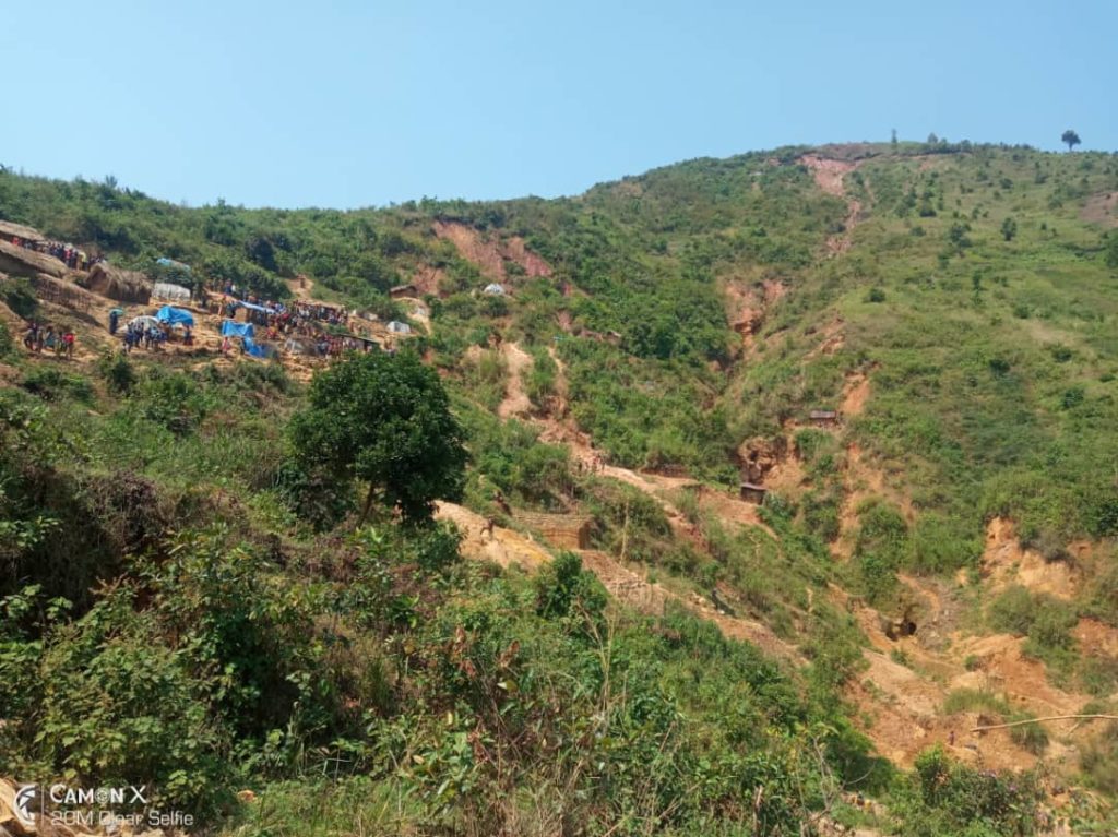 Légende photo: une mine d'exploitation de la cassitérite à Kalimbi dans le territoire de Kalehe. Ph d'illustration Kivuavenir