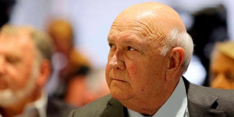 Last apartheid leader De Klerk’s Nobel Prize stolen in South Africa