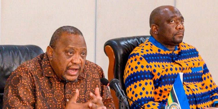 Uhuru arrives in troubled Goma, DR Congo, after peace talks in Kinshasa