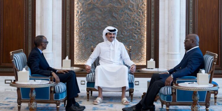 President Felix Tshisekedi and President Paul Kagame Hold Talks in Qatar to Address Eastern Congo Conflict