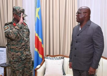 DRC–Uganda: Muhoozi Kainerugaba Received by DRC’s Commander-in-Chief, President Félix Tshisekedi