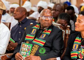 Former South African President Jacob Zuma in Ghana for UPSA 8th Annual Leadership Lecture