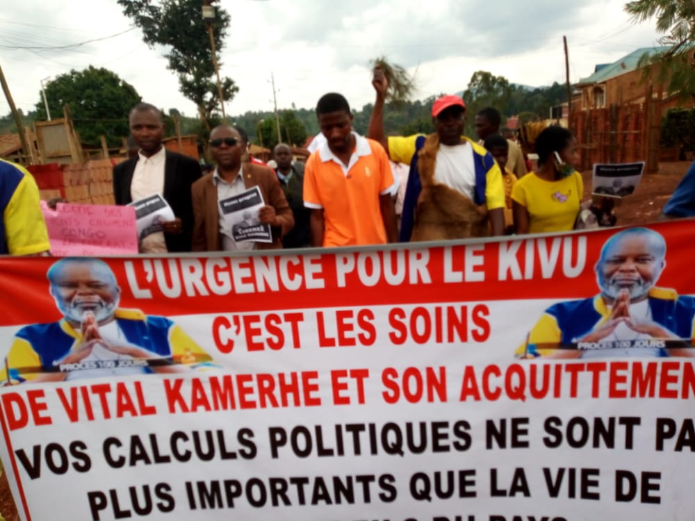 Sud-kivu : Si quelque chose de mauvais arrive à Vital kamerhe nous serons difficile à gérer dans ce pays (Manifestants).