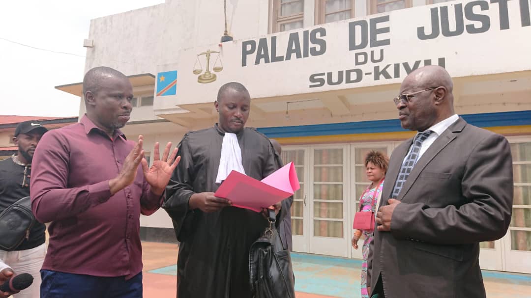 Homer Bulakali au palais de la justice du sud-Kivu