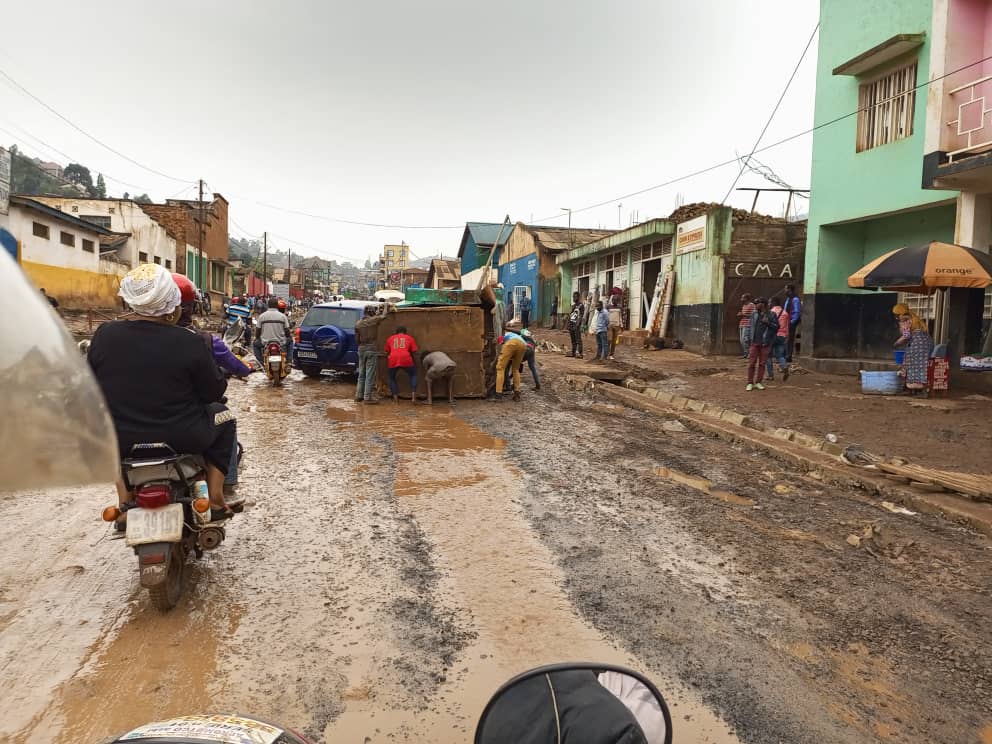 Bukavu/Kadutu : Bilan de la pluie qui s’est abattue sur la majeure partie du chef-lieu de la province du Sud-Kivu