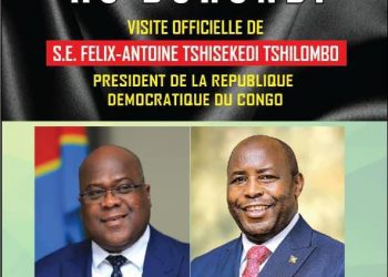 RDC-BURUNDI : Le président de la RDC Felix Antoine au Burundi ce Samedi