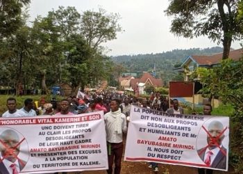 Sud-Kivu : le parlement des jeunes de Kalehe exige la démission du vice-ministre de la justice Amato Bayubasire