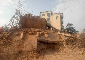 Sud-kivu : Bukavu en deuil suite à l’écroulement d’une maison de 5 niveaux sur Avenue Fizi.