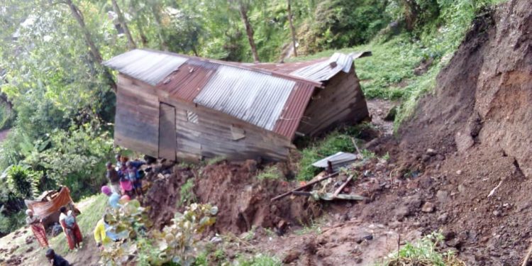 Kalehe : Des dégâts énormes causés par la pluie à Nyabibwe