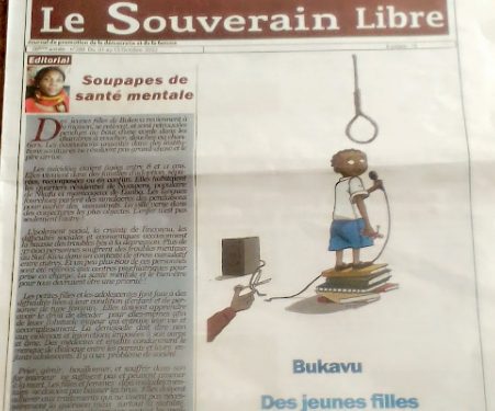 Revue de presse/le souverain libre : A Bukavu, des jeunes filles se suicident ou sont tuées ?