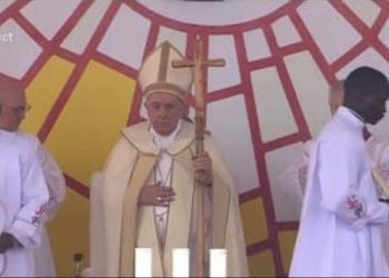 Plus d’un million de chrétiens réunis à Ndolo pour la messe Papale