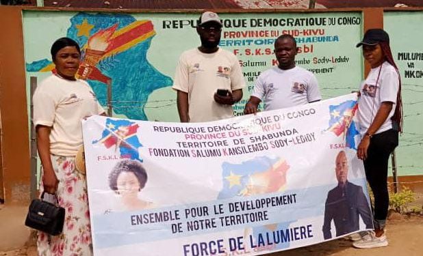 Shabunda: la fondation Salumu Kasilembo Sody-Ledidy invite la population à s’enrôler pour un vote utile