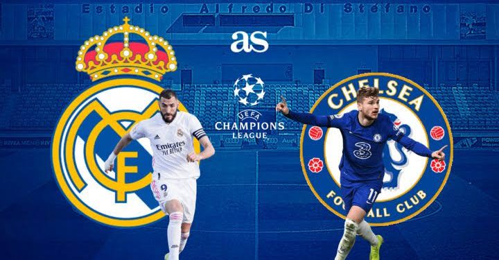 UEFA/Quarts de finale: Retrouvaille des blues de Chelsea au Merengues de Real Madrid