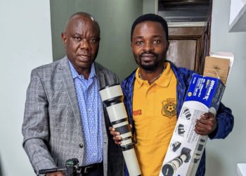 Sport : Mushagalusa Nacigera Gustave dote des outils professionnels à Les Sports par Prince Obib