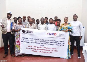 Sud-kivu : Des journalistes formés à une couverture du processus électoral par le JPDDH