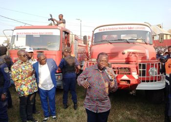 Camions anti-incendie envoyés par Bahati Lukwebo : la ville de Bukavu manque des experts sapeur -pompiers (Bourg. Kadutu)
