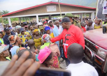 Sud-Kivu : Ceque Le Ministre d’État et de Budget Aimé Boji SANGARA , vient de faire encore à Walungu son Territoire Natal ce dimanche