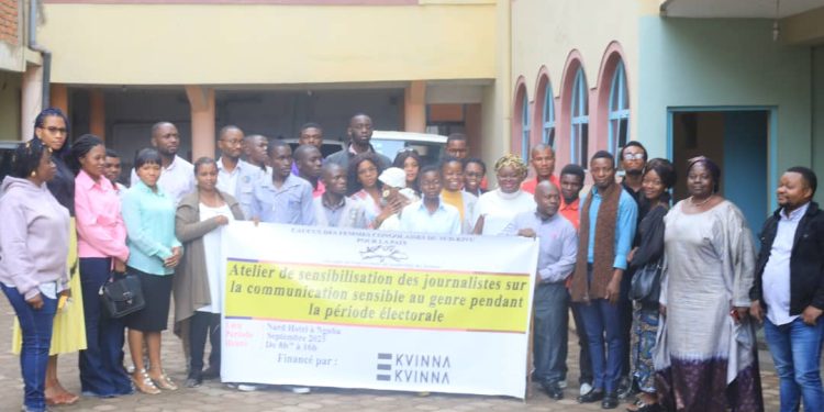 Communication sensible au genre: les journalistes du Sud-Kivu s’engagent
