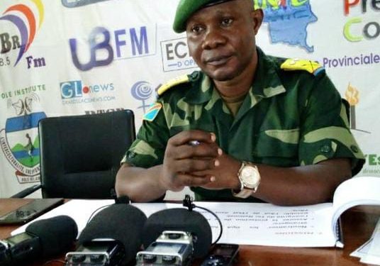 Sécurité : le porte parole du gouverneur militaire du Nord-Kivu explique la mission du contingent militaire Sud-africain de la SADC à Goma