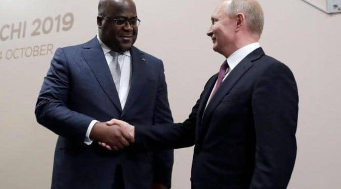 Présidentielle en Russie : Félix Tshisekedi félicite Vladimir Poutine pour sa réélection