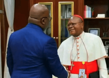 RDC : Tête à tête entre le Président de la République Félix Tshisekedi et le cardinal Fridolin Ambongo