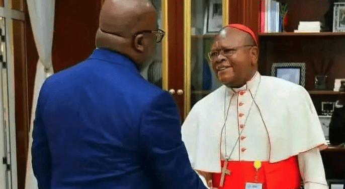 RDC : Tête à tête entre le Président de la République Félix Tshisekedi et le cardinal Fridolin Ambongo