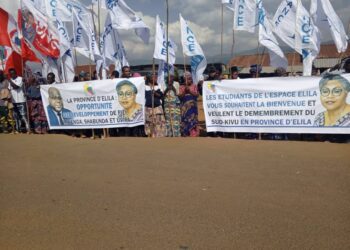 RDC : Judith SUMINWA au Sud-Kivu, les étudiants de l’espace Elila demandent le démembrement de la Province du Sud-Kivu.