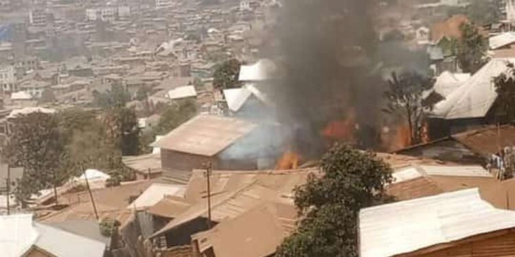 Bukavu/Kadutu : l’ incendie à Cimpunda, source d’une crise cardiaque.