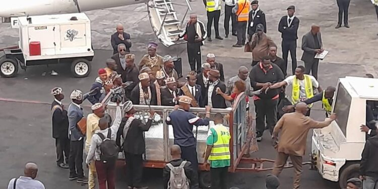 Sud-Kivu : L’Arrivée de la dépouille mortelle de feu Mwami Désiré Kabare Rugemaninzi II Nabushi dans la Province.