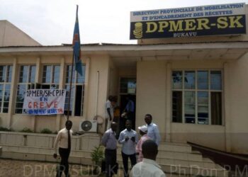 Sud-Kivu : Sit-in des nouveaux agents de la DPMR à Bukavu.