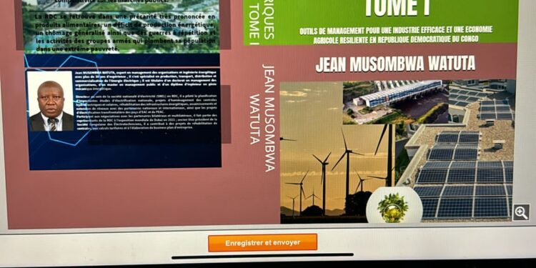 RDC: le Professeur Dr.Jean MUSOMBWA donne des Réponses aux problèmes que connaît le pays dans le secteur Énergétique et Agricole