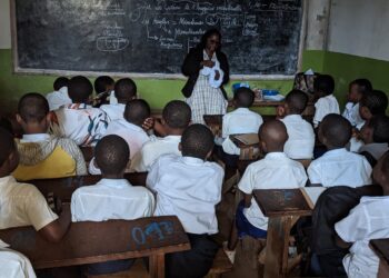 Bukavu: les jeunes filles du C.S la Vertu participent à la sensibilisation sur la gestion de l’hygiène menstruel 