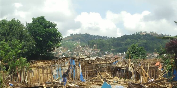 Bukavu : Le Camp militaire Panzi, en Commune d’ibanda, démoli complètement