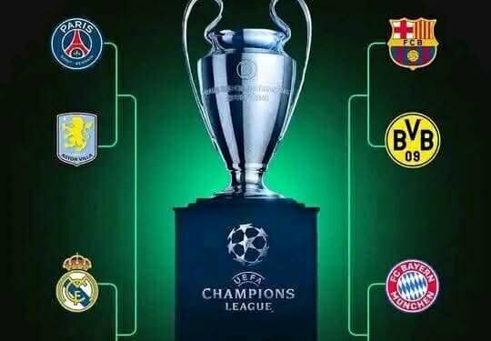 UEFA Champions League: les affiches des quarts de finale s’annoncent très palpitantes, Real Madrid vs Arsenal et Barcelone vs B. Dortmund 
