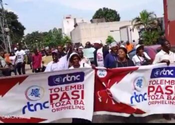 RDC : À Kinshasa, les agents de la RTNC protestent contre l’inaction du gouvernement