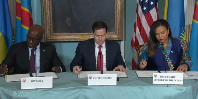 RDC–Rwanda : Trump confirme que les États-Unis obtiennent “une grande partie des droits miniers du Congo” dans le cadre de l’accord de paix signé à Washington
