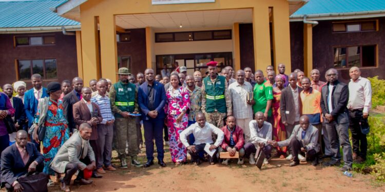 Kabare/AFC-M23: l’administrateur du territoire Elie Rubabura Espoir prêche le vivre ensemble