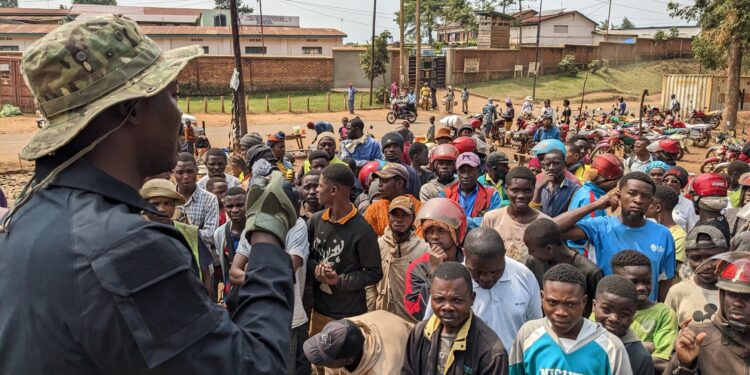 Bukavu : Le Bourgmestre de Kadutu Sous l’AFC-M23, Byamungu Kazimire Samuel inspecte l’évolution des chantiers dans différents quartiers