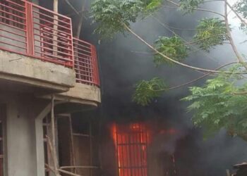 Bukavu : Un nouvel incendie s’est déclaré sur Avenue Vamaro, quartier Ndendere