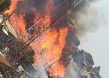 Bukavu: Des maisons ravagées sur Avenue Nyamulagira, à Kadutu