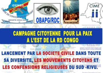 Sud Kivu : Chimène Mupenzi salue la campagne Citoyenne lancée pour la Paix à l’Est de la RDC