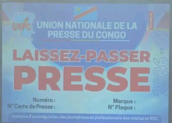 RDC : La nouvelle carte de presse disponible après quatre ans d’attente, délivrée à Kinshasa pour 150 dollars