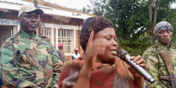 L'une des femmes entrepreneures du groupement de Mumosho