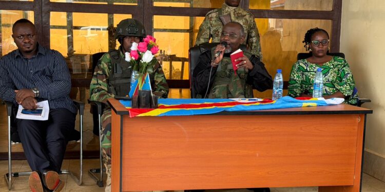 Kabare/AFC-M23 : le gouverneur Patrick Busu Bwa Ngui Nshombo au cœur du conseil de sécurité et appelle la jeunesse à s’engager pour la défense locale