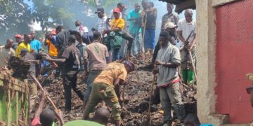 Kabare/AFC-M23: l’Administrateur du territoire Elie Rubabura Espoir supervise les travaux communautaires