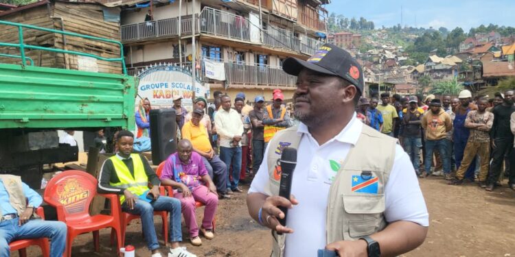 Bukavu: le maire de la ville sous l’AFC-M23 Nicolas Kyalangalilwa mobilise les habitants autour du Salongo et de la sécurité