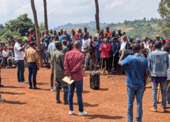 Kabare/Groupement de Kagabi: l’administrateur du territoire Elie Rubabura Espoir prêche la paix et le développement à Chidjo